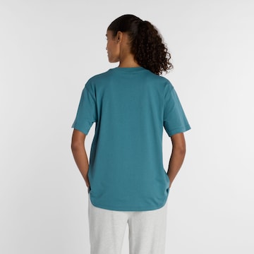 new balance T-Shirt 'Classic' in Blau