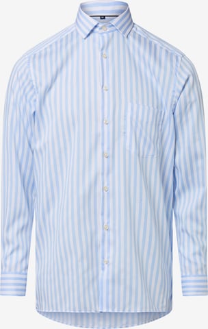 Andrew James Button Up Shirt in Blue: front