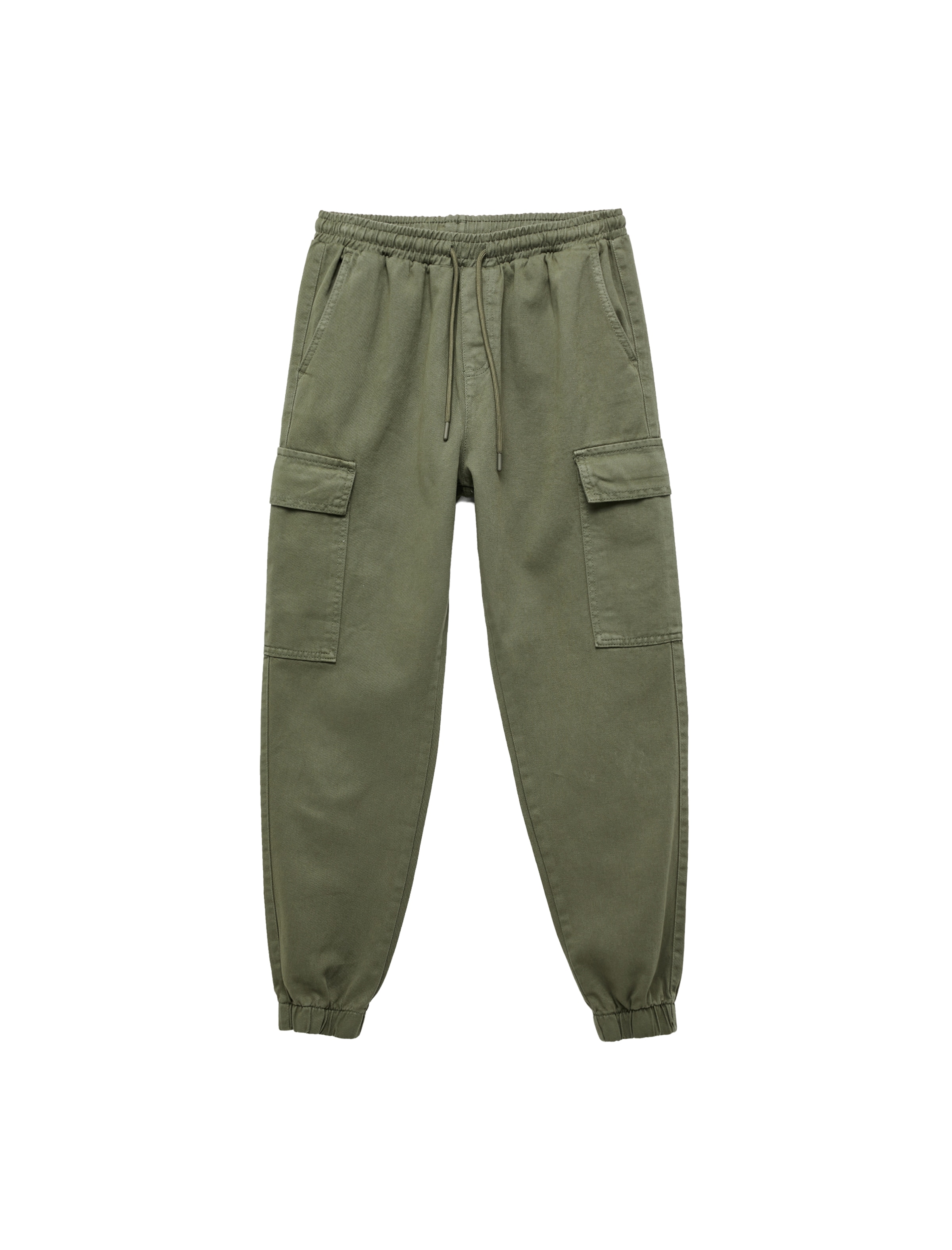 Koton Tapered Cargo trousers in Green: front