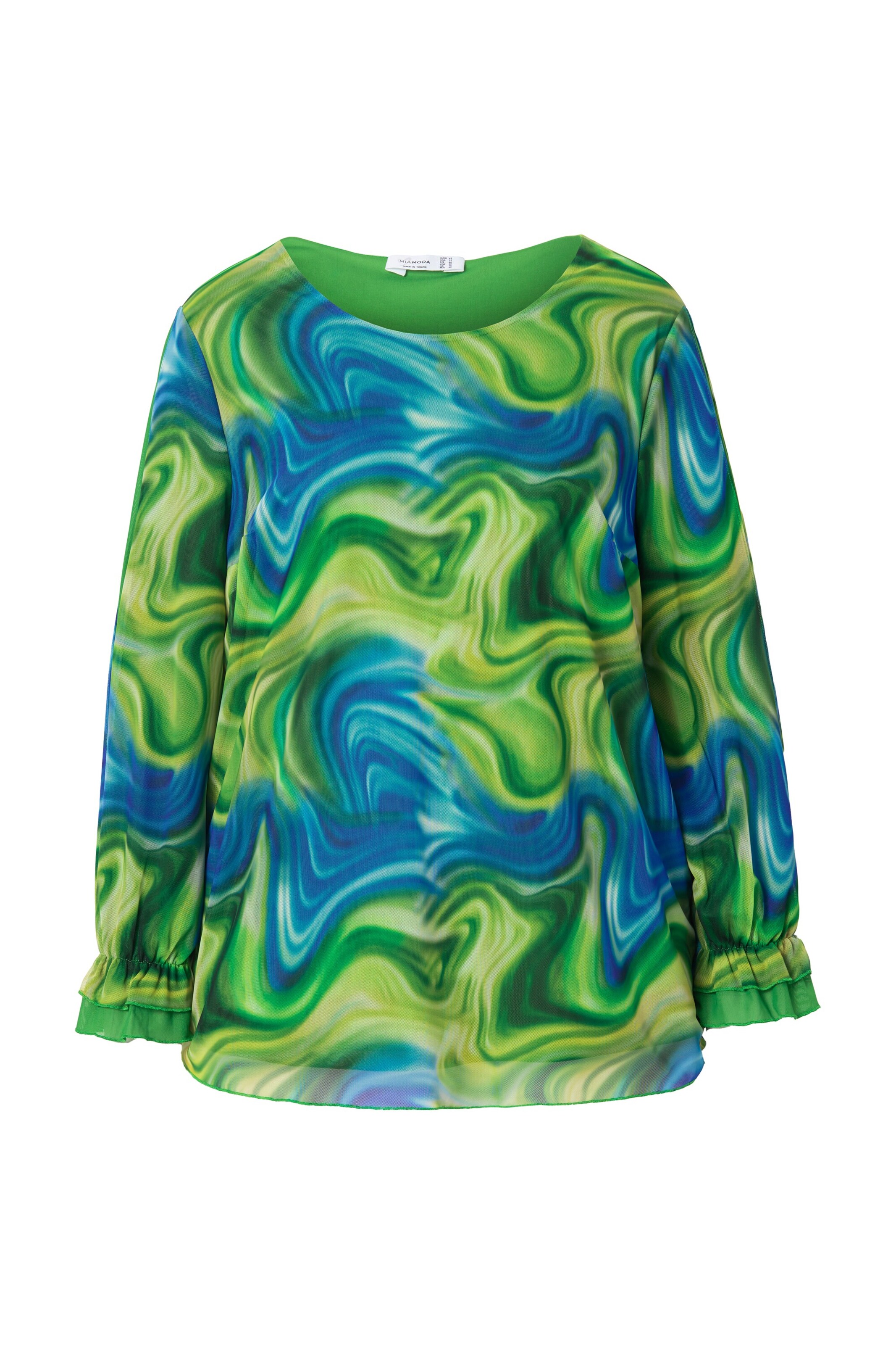 MIAMODA Bluse in Grün: Vorderseite