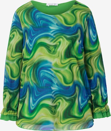 MIAMODA Blouse in Green: front