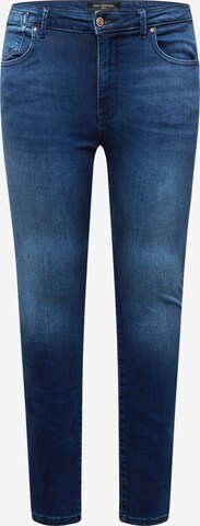 ONLY Carmakoma Skinny Jeans 'FOREVER HIGH' in Blue: front