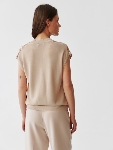 TATUUM Gebreid vest 'Montana' in Beige