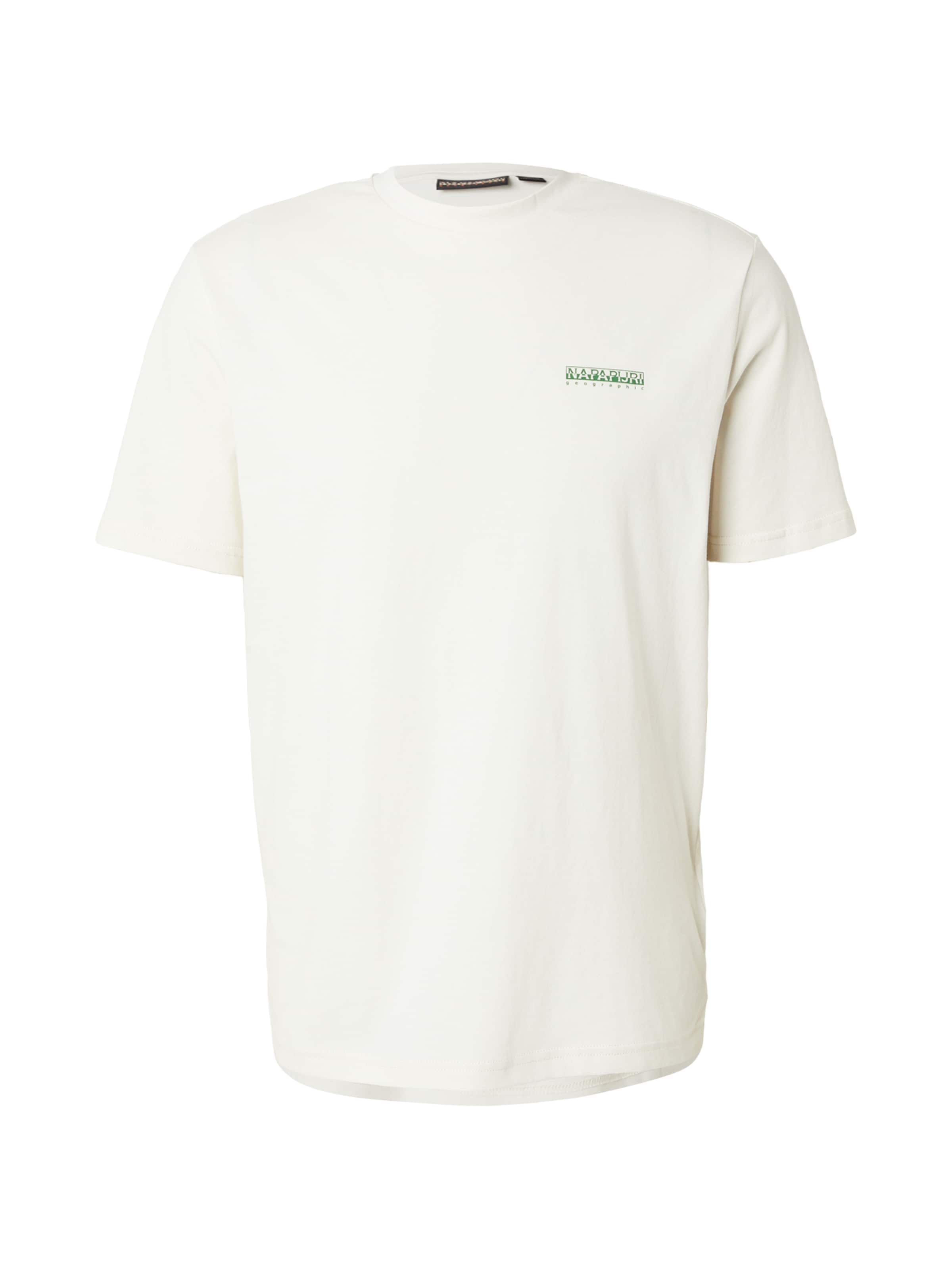 Tricou 'S-YOSE' de la NAPAPIJRI pe alb: față