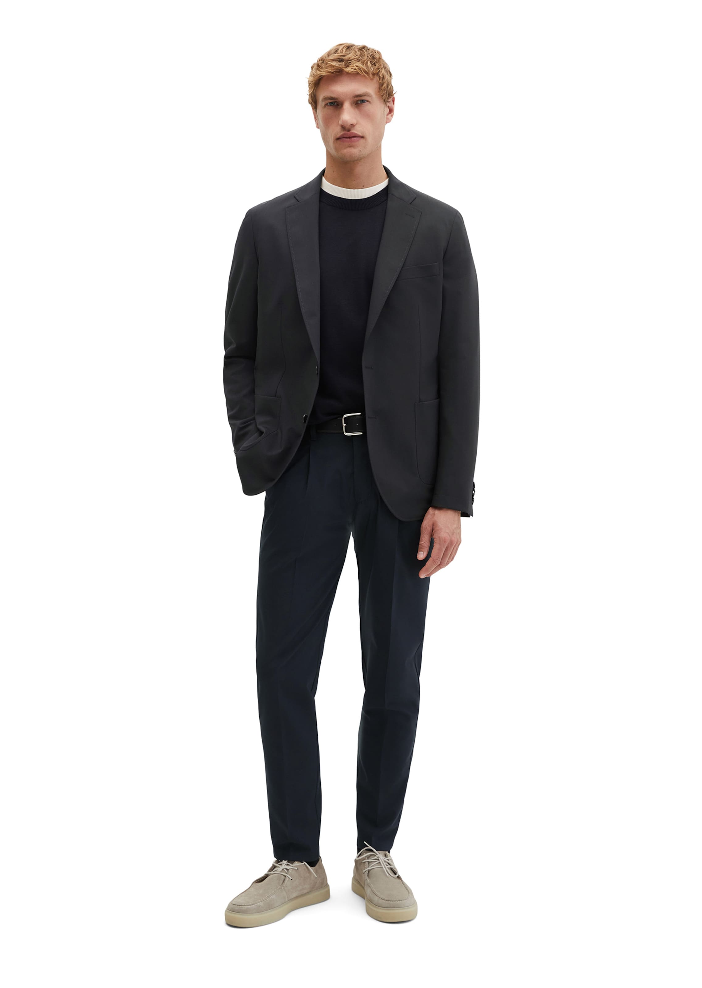 Marc O'Polo Regular fit Blazer 'Travel Collection' in Blue