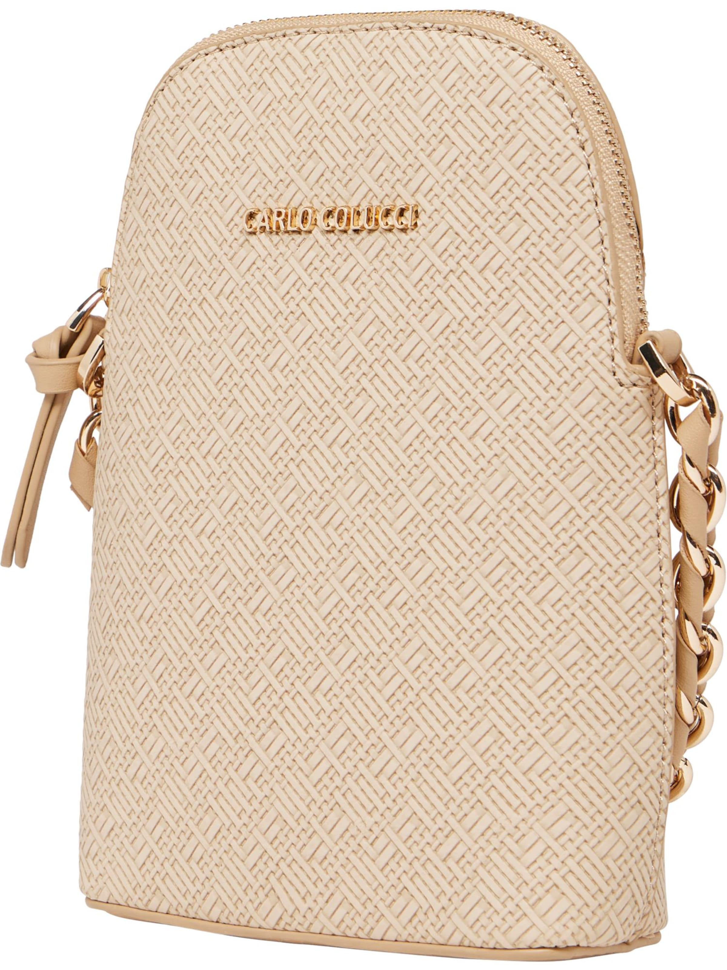 Carlo Colucci Umhängetasche 'Devalier' in Beige