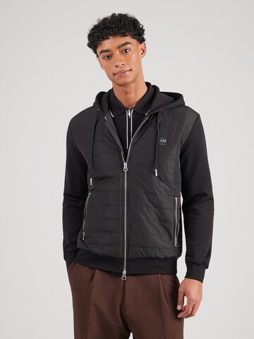 ANTONY MORATO - Sudadera con cremallera en negro: frente