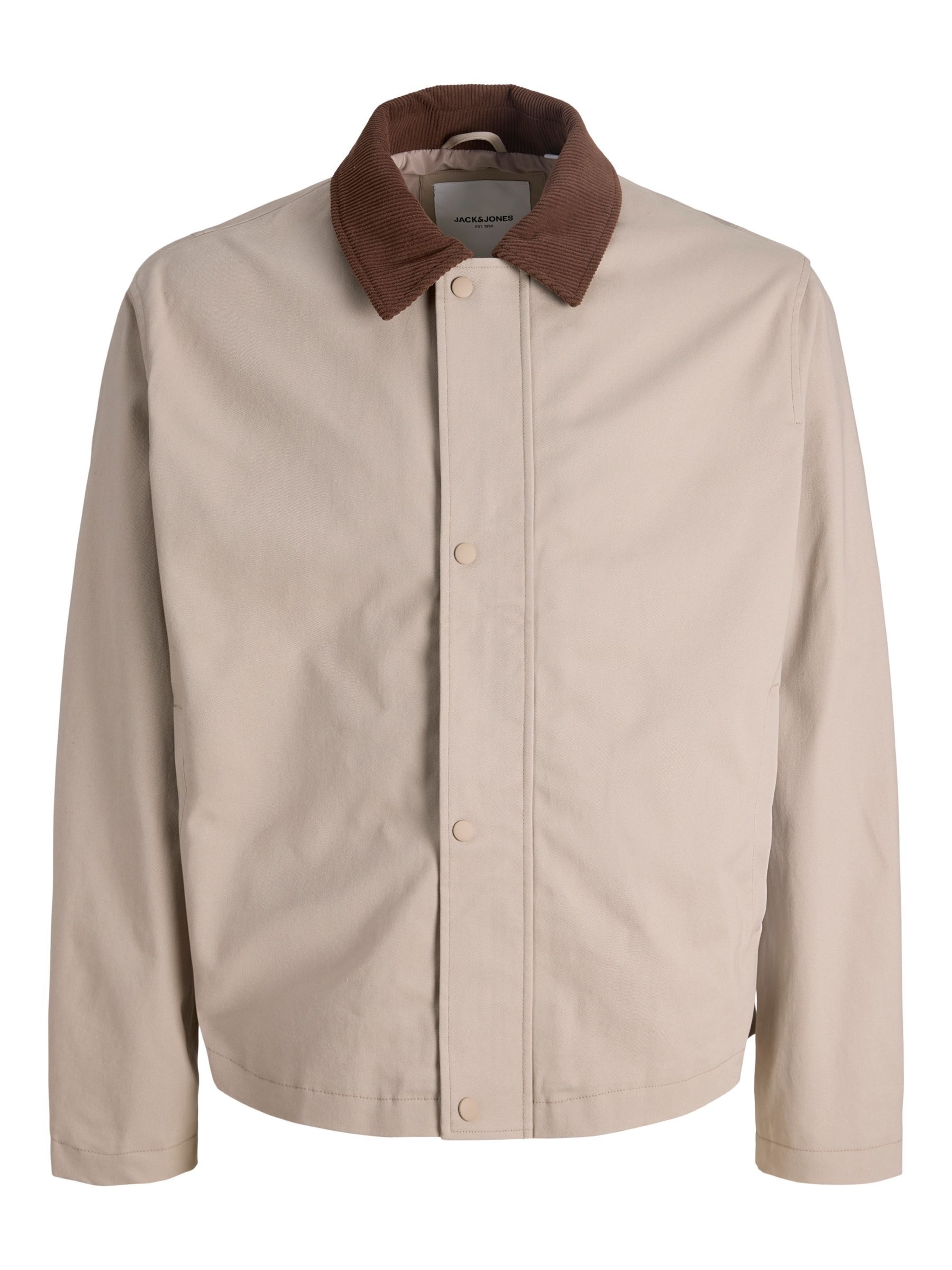 JACK & JONES Tussenjas in Beige: voorkant
