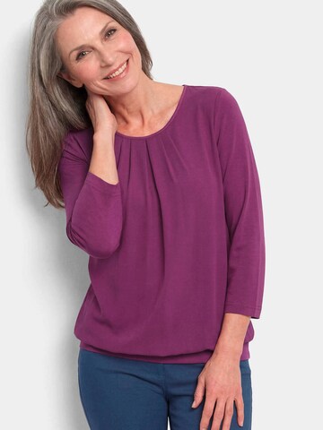 Goldner Bluse in Lila