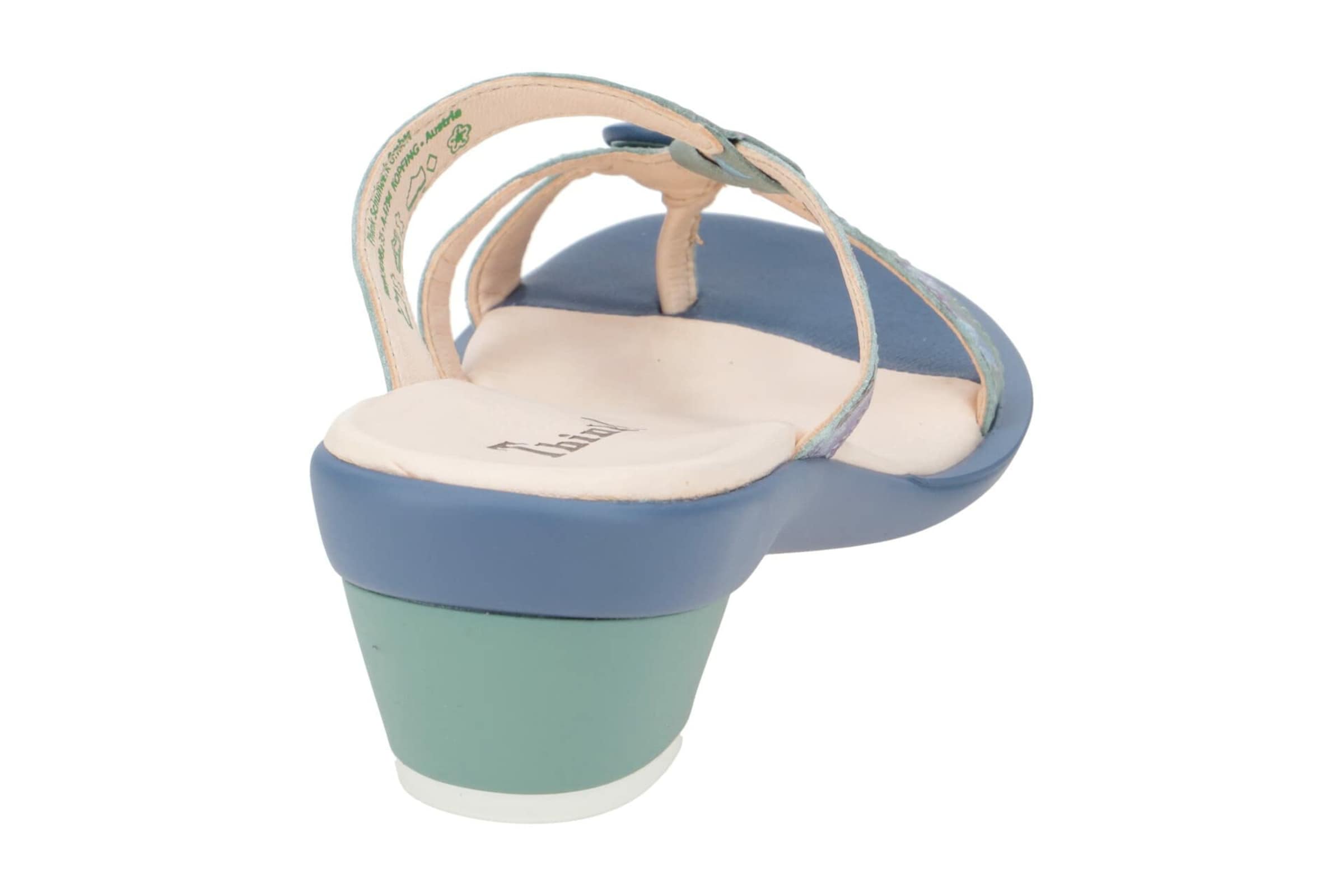 THINK! T-Bar Sandals in Blue