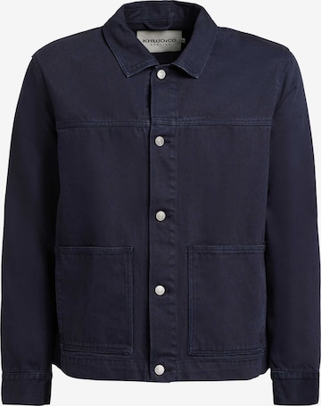 khujo Přechodná bunda 'Barto' – modrá: přední strana