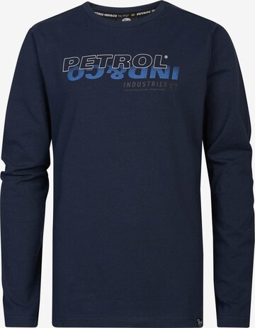 T-Shirt Petrol Industries en bleu : devant