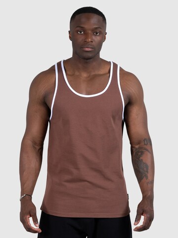 Smilodox Performance Shirt 'Joe' in Brown: front