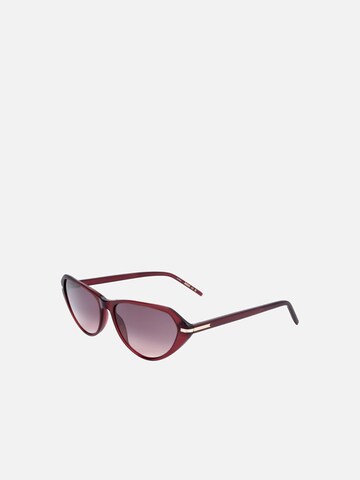 HUGO BOSS Zonnebril in Rood: voorkant