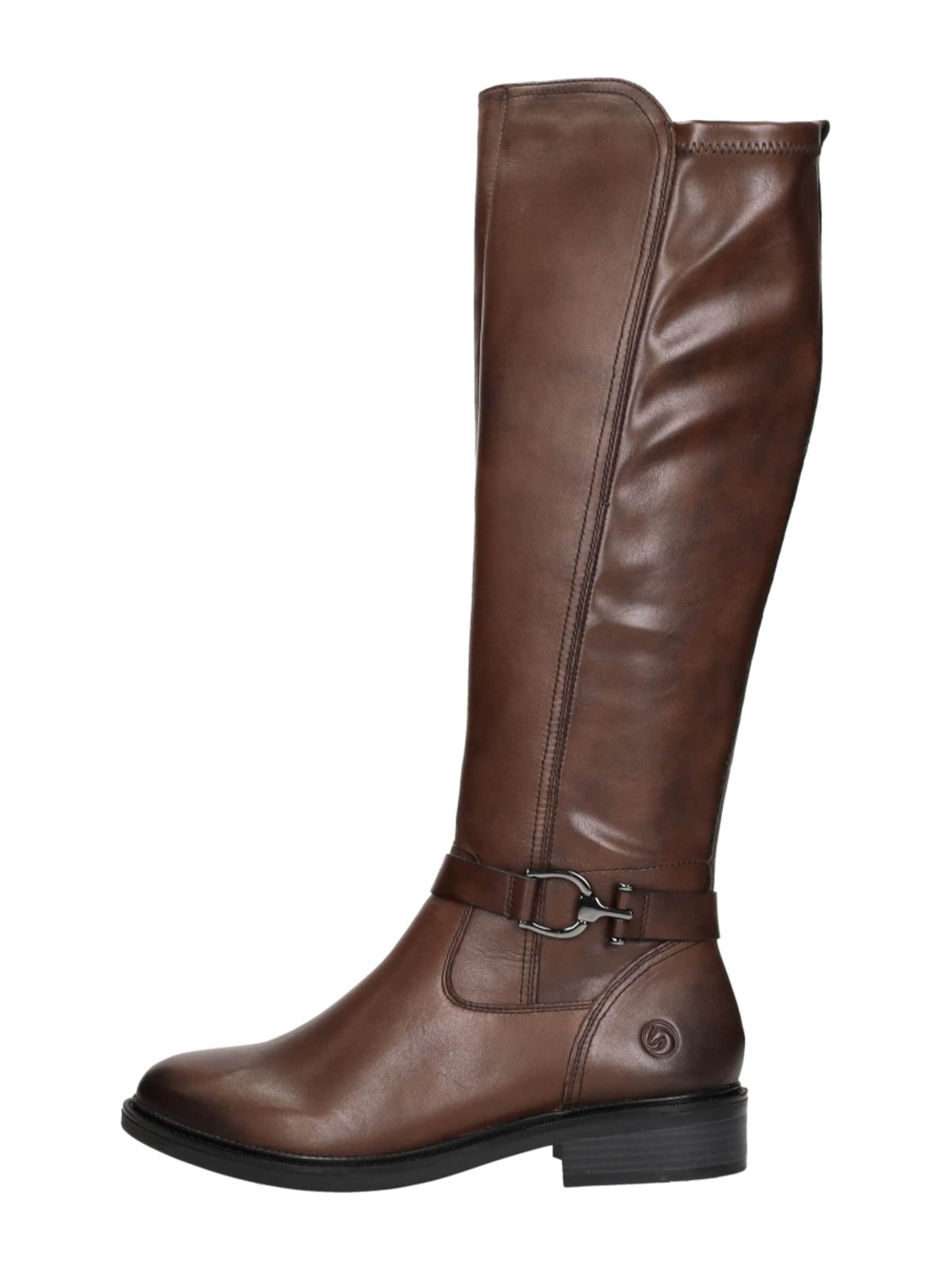 REMONTE Boots 'Lange Laarzen' in Brown: front
