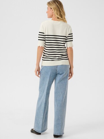 Pull-over 'CR Villea' Cream en blanc
