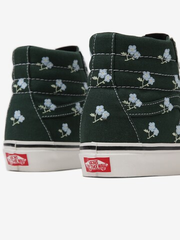 Baskets hautes VANS en vert