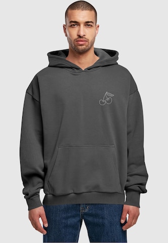 Merchcode Sweatshirt 'Cherry' in Grey: front