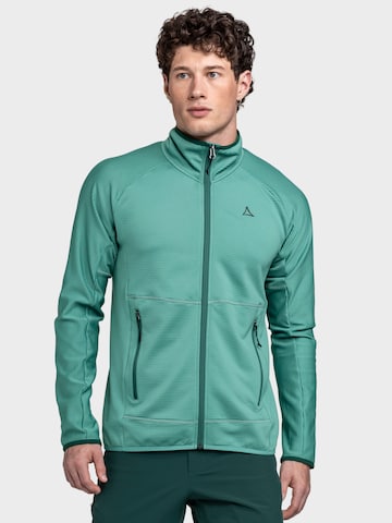 Veste en polaire fonctionnelle 'Cascata' Schöffel en vert : devant