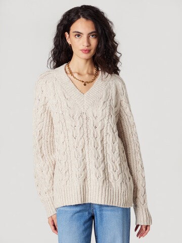 Guido Maria Kretschmer Women Sweater 'Candy' in Beige: front