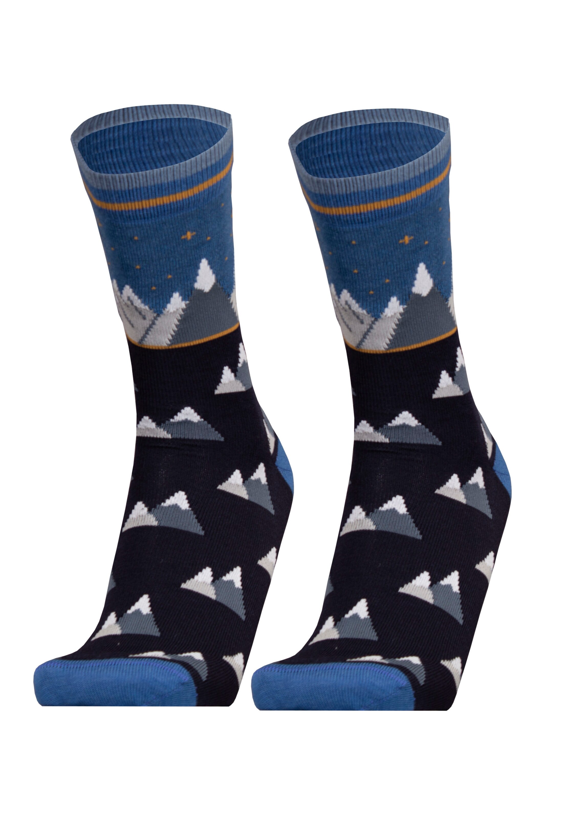 UphillSport Socken 'MOUNTAINS' in Blau