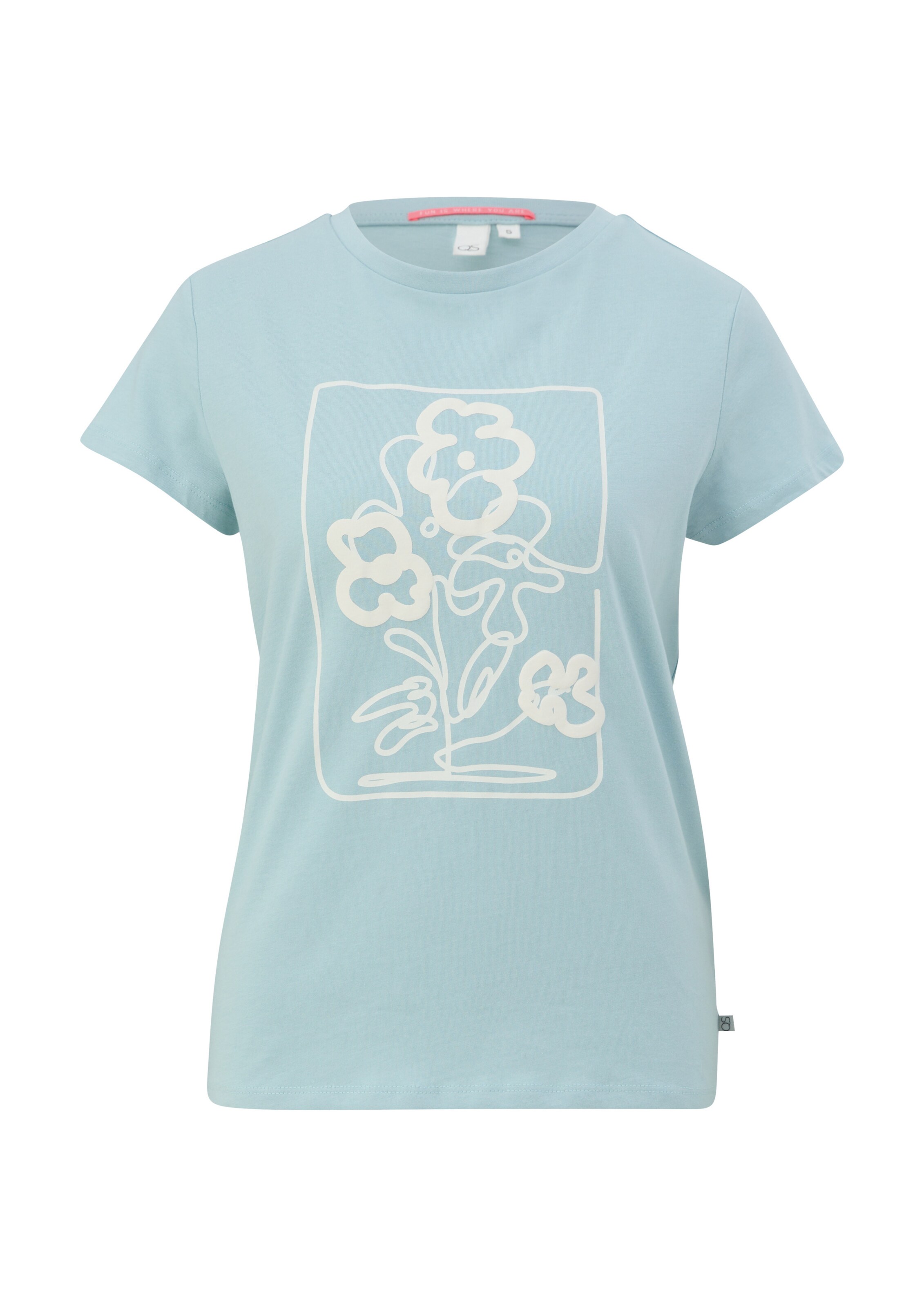 QS T-Shirt in Grün: Vorderseite