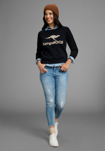 KangaROOS Sweatshirt in Black