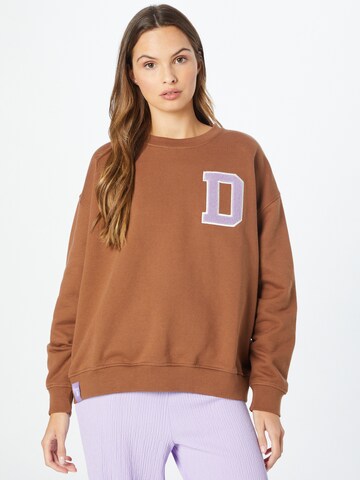 Derbe Sweatshirt in Brown: front