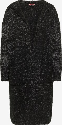 myMo ROCKS Knit Cardigan in Black: front