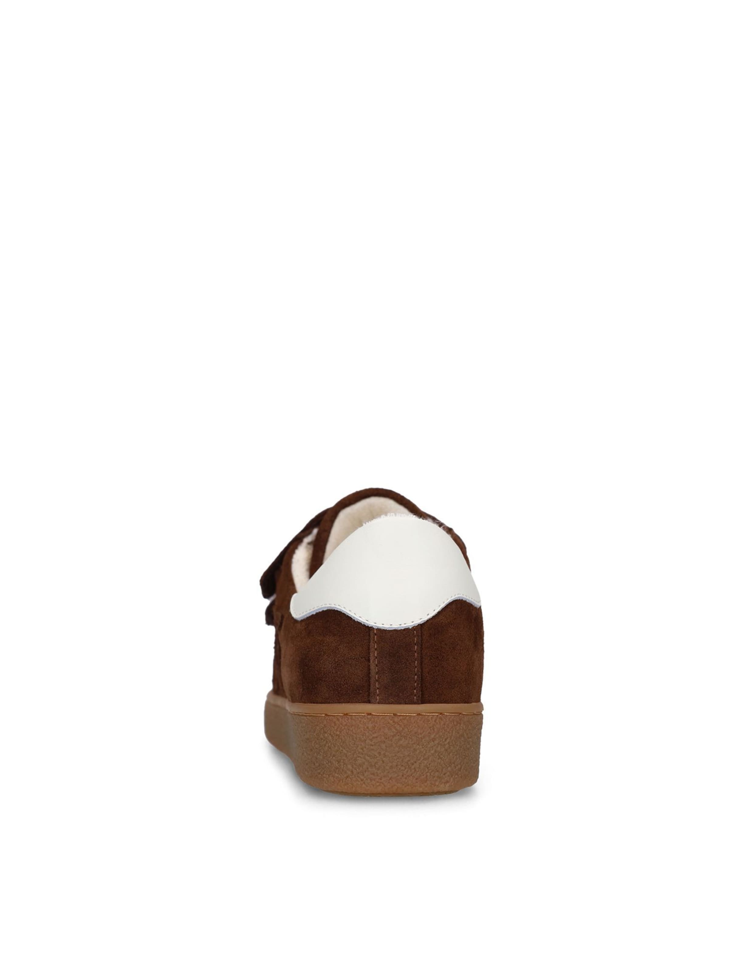 MANFIELD Sneakers laag in Bruin