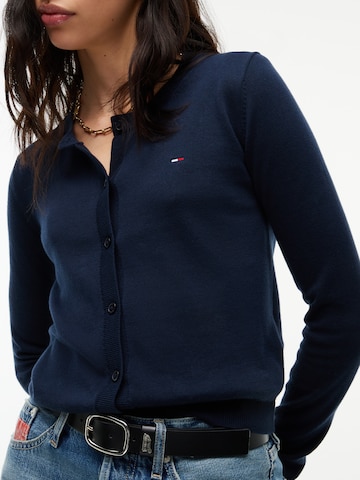 Tommy Jeans Kardigán 'ESSENTIAL' - Modrá