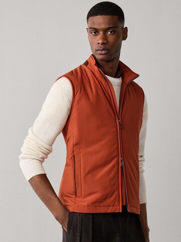 Hackett London Vest 'Windsor' in Orange