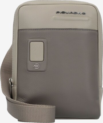 Piquadro Crossbody Bag in Grey: front