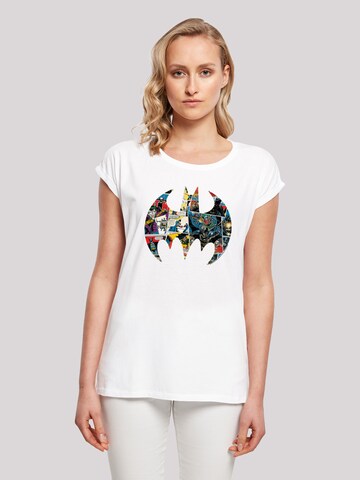 F4NT4STIC T-Shirt 'DC Comics Batman Comic Book' in Weiß: Vorderseite