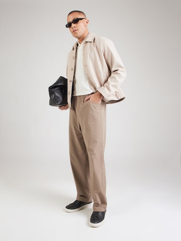 NORSE PROJECTS Lużny krój Spodnie 'Kvitfjell' w kolorze brązowy