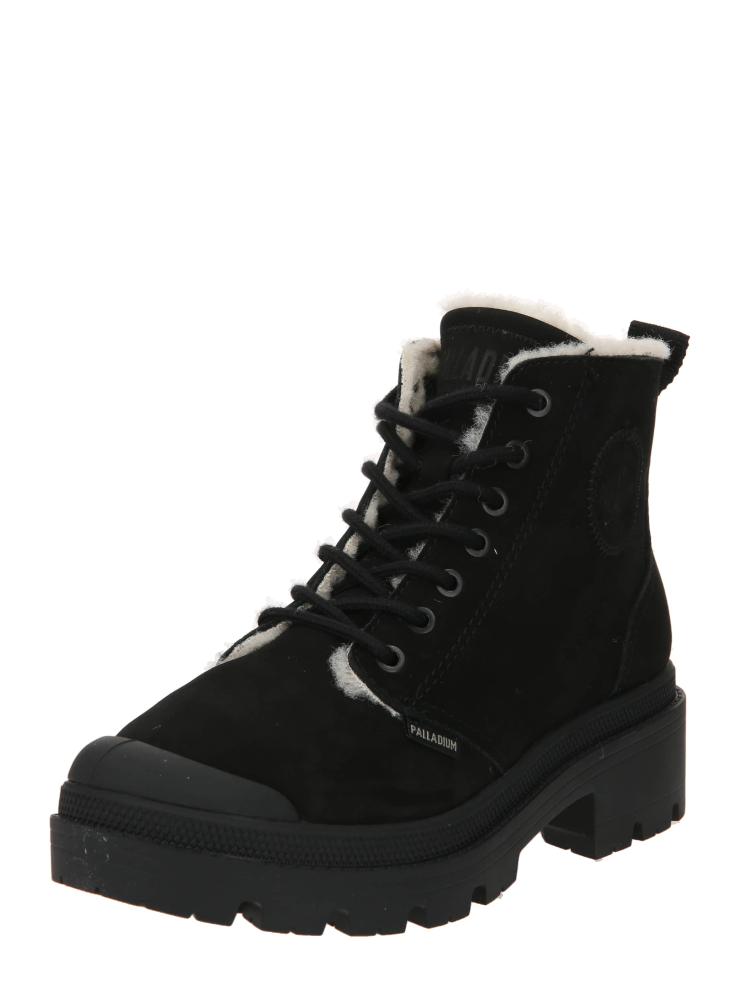 Stivaletto stringato &#x27;BASE&#x27; di Palladium in nero: frontale