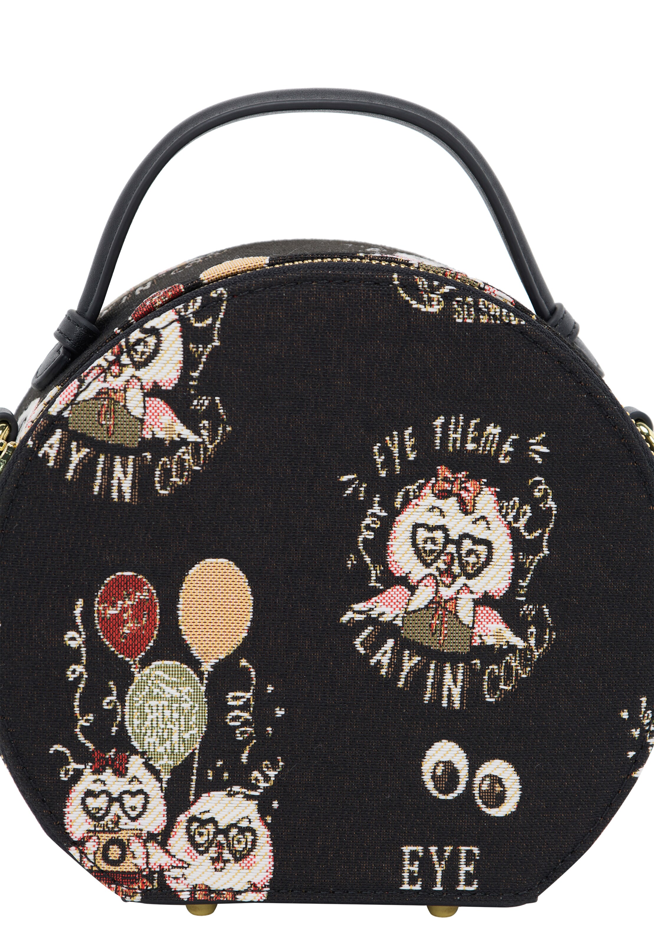 MYMO - Mala de ombro 'Pop Eyetheme' em preto