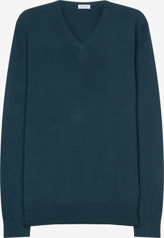 SEIDENSTICKER Sweater ' Schwarze Rose ' in Blue: front