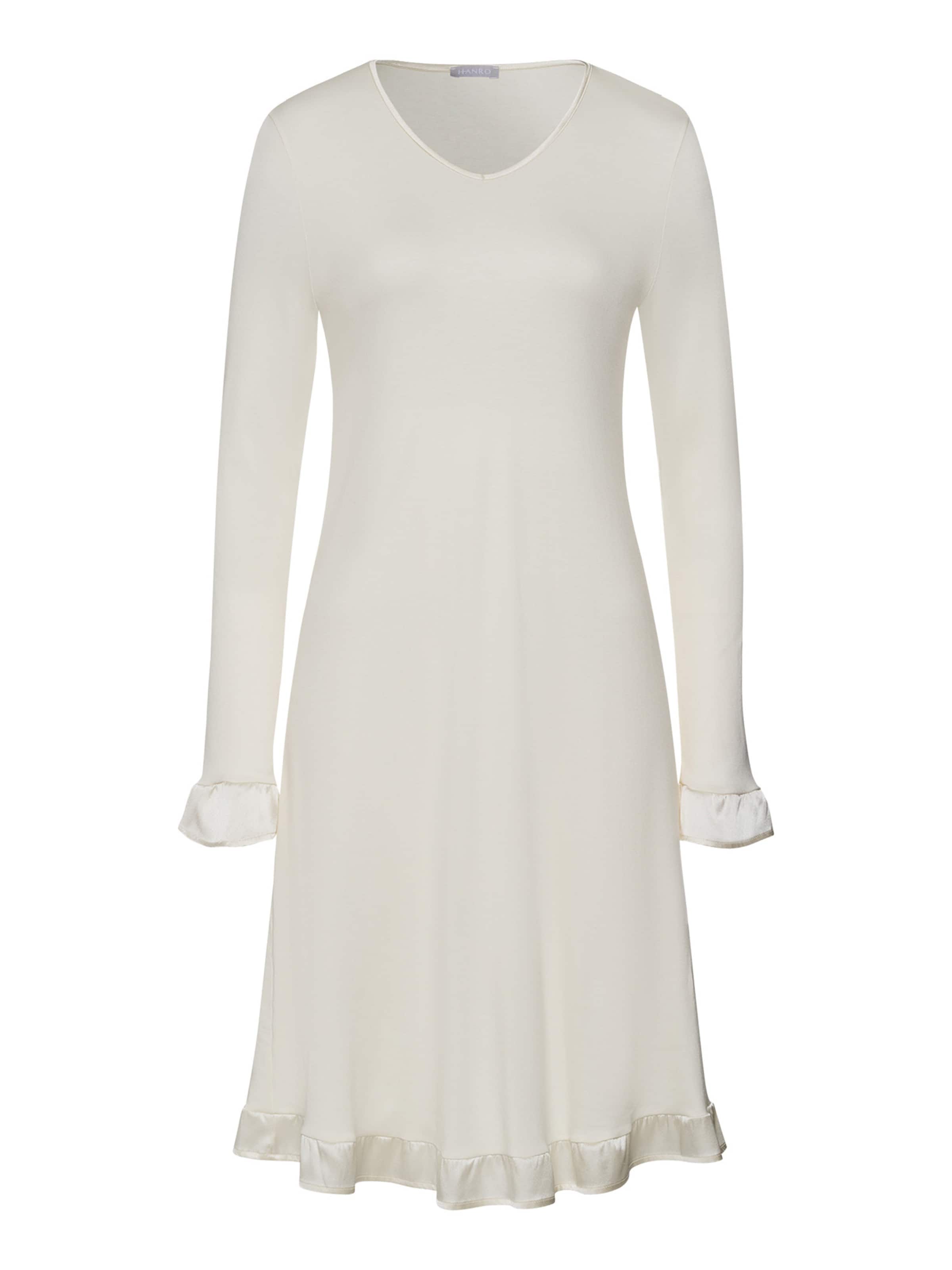 Chemise de nuit 'Claire' Hanro en blanc : devant