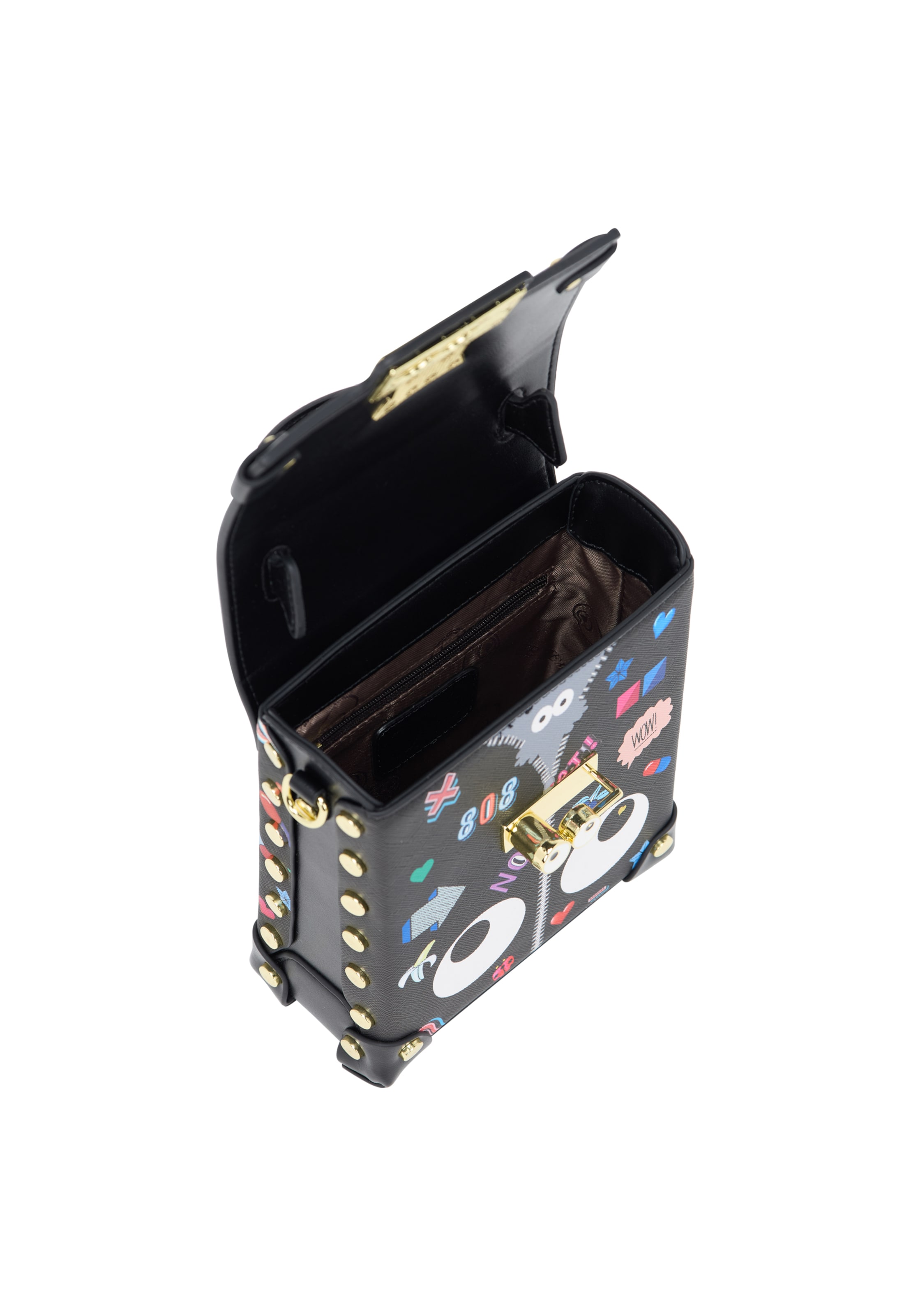 MYMO Τσάντα ώμου 'Enie' σε μαύρο