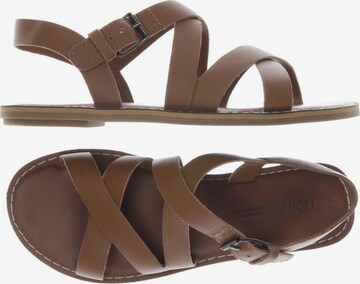 TOMS Sandals & High-Heeled Sandals in 35,5 in Brown: front