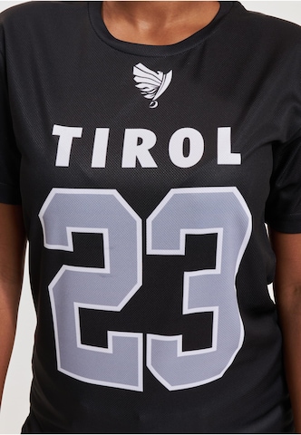 European League of Football Shirt 'Tirol Raiders ' in Zwart: voorkant