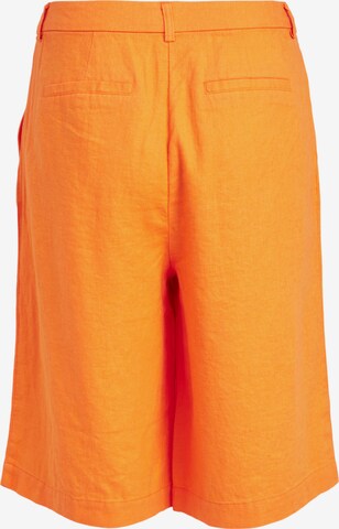 VILA Normalny krój Spodnie w kolorze pomarańczowy