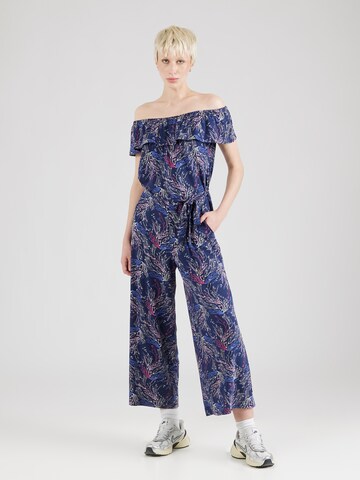 Blutsgeschwister Jumpsuit 'Hula Moo Moo' i blå: forside