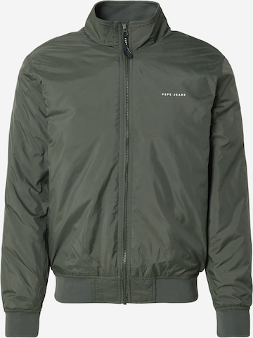 Geacă de primăvară-toamnă de la Pepe Jeans pe verde: față