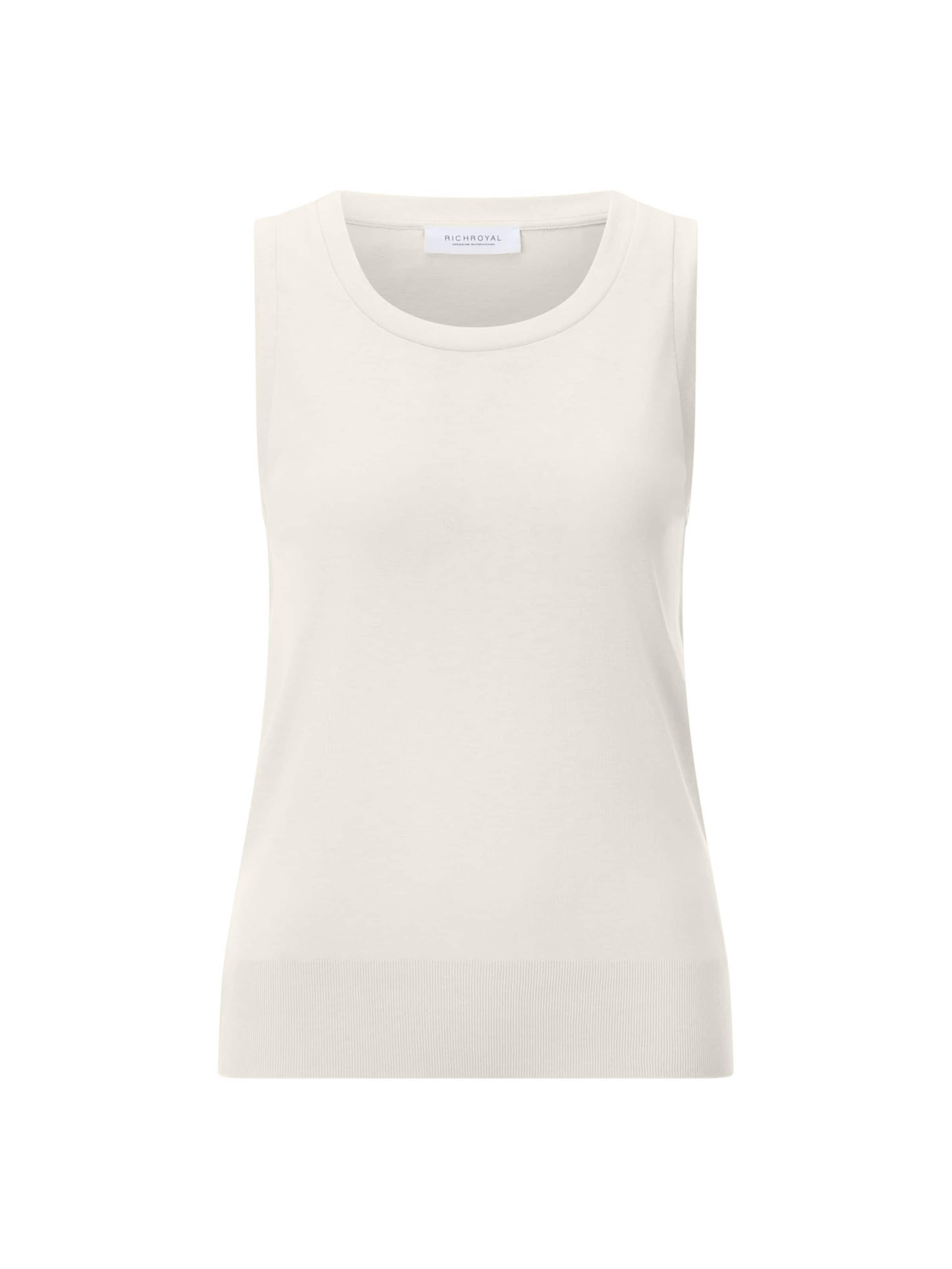 Rich & Royal - Top em branco: frente