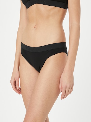 Calvin Klein Swimwear Долнище на бански тип бикини в черно: отпред