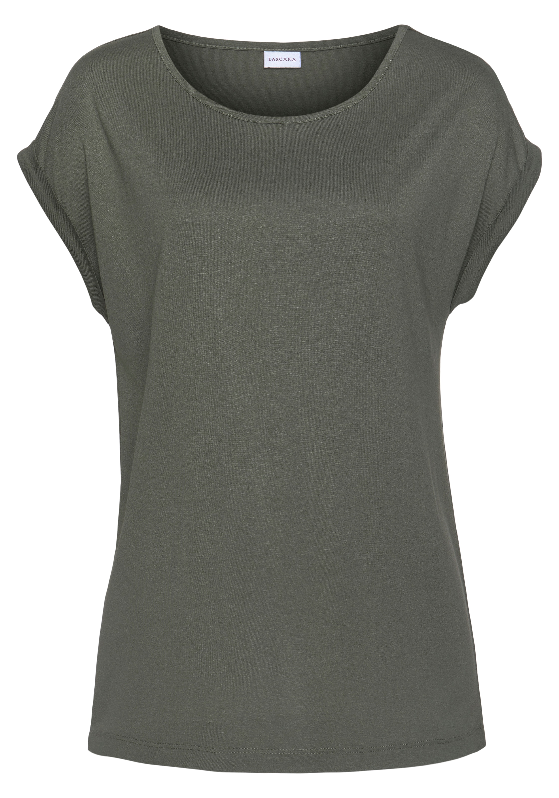 T-shirt LASCANA en vert : devant