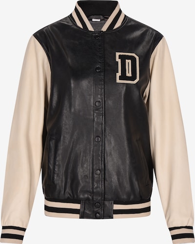 DreiMaster Vintage Prijelazna jakna u crna / vuneno bijela, Pregled proizvoda