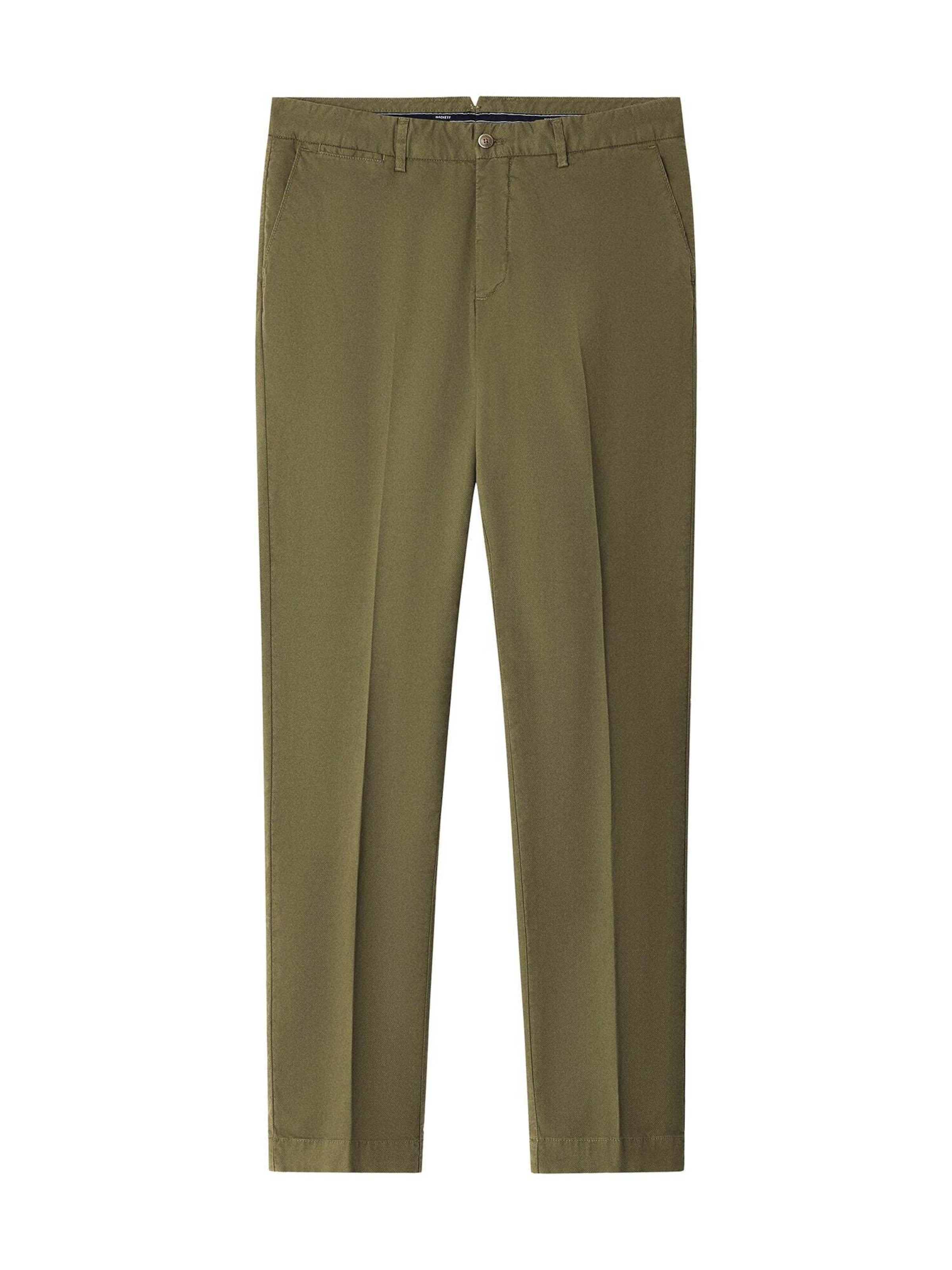 Pantalon chino Hackett London en vert : devant